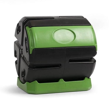 FCMP Outdoor HOTFROG 37 Gallon Single Chamber Rolling Compost Tumbler Bin