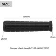 thumbnail image 1 of Pack of 2 Wheelbarrow Rubber Handles Round Tubes Black Replacement Handles, 1 of 10