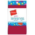 thumbnail image 1 of Hanes Girls` Leggings, S, Punch, 1 of 1