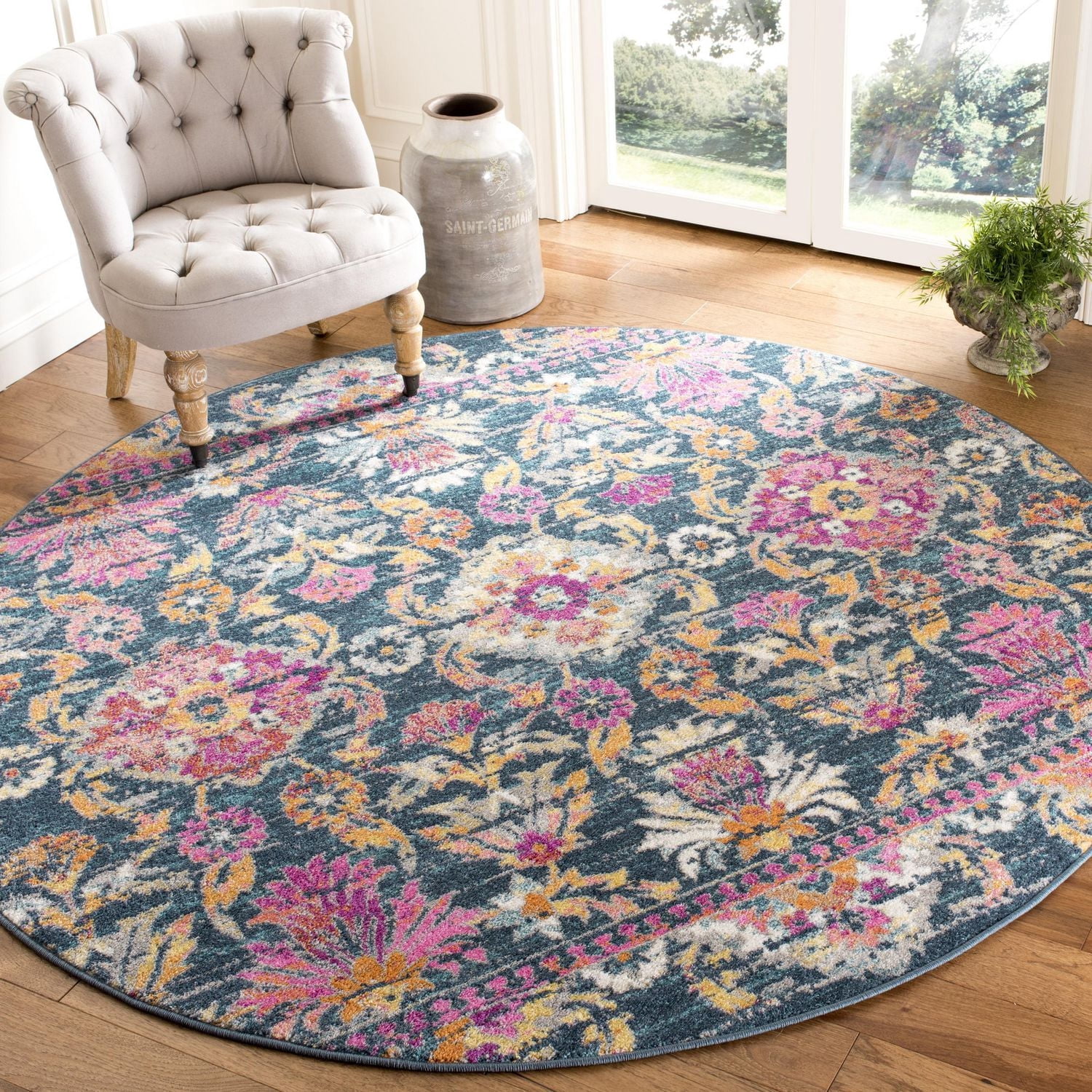 SAFAVIEH Madison Cuthbert Floral Area Rug