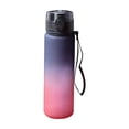 thumbnail image 1 of Large Capacity Outdoor Sports Water Bottle, Leak Proof Locking Lid Tumbler, Bouncing Portable Cup with Built-In Filter, Heat Resistant Plastic for Hiking Gym Travel, 1 of 6