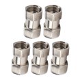 thumbnail image 3 of Stainless Steel Plumbing Fittings Female Thread Pipe Adapter 5PCS Set Shower Water Heater, 3 of 7
