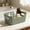 Green#2, variant on pstuiky Storage Box Kitchen Organizer & Pantry Bin for Snacks, Utensils & Spices Reusable Plastic Container with Handle, Beige
