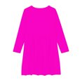 thumbnail image 4 of MeetoTime Robe de Performance pour Filles à Manches Longues, Couleur Unie, Col Rond, Extensible, Robe de Récital Scolaire, 4-14 Ans, Vêtements pour Enfants, 4 of 5
