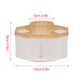 thumbnail image 3 of Pompotops Boîte de Rangement de Bureau à Grande Capacité Multi-Compartiments 5 Compartiments pour Étudiants Bureau Porte-Stylo Porte-Pinceaux Rotatif à 360 Degrés Personnalisé Liquidation, 3 of 3