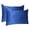 Navy Blue Satin Pillowcase, variant on Oussum Silk Satin Pillowcases Set of 2 Luxury Pillow Cover Silky Bed Standard Queen King Pillow Case Cover
