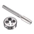 thumbnail image 1 of Unique Bargains M11 x 1.5mm Metric Tap and Die Set Machine Thread Tap with Round Die, 1 of 6