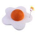 thumbnail image 3 of Bunblic Grattoir pour Chat Jouet pour Animal d'Intérieur Antidérapant en Forme de Fleur Confortable Résistant à l'Usure Planche à Gratter pour Chat Jouet Interactif pour Chaton 28 cm, 3 of 8