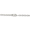 thumbnail image 4 of 925 Sterling Silver 3mm Fantaisie Rolo Chaîne 24 Pouces, 4 of 5