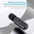 thumbnail image 3 of Système Portable de Microphone à Pince Sans Fil à un Déclencheur pour Téléphones Android Type‐C, 3 of 8