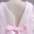 thumbnail image 4 of Penkiiy Robe Sans Manches Brodée en Maille pour Filles, Robe de Princesse pour Occasions Spéciales 3-4 Ans Rose en Solde, 4 of 9