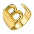 thumbnail image 1 of CUITING Fashion Adjustable Initial Alphabet Letter A-Z Ring Finger Rings Women Jewellery-Silver C, 1 of 9