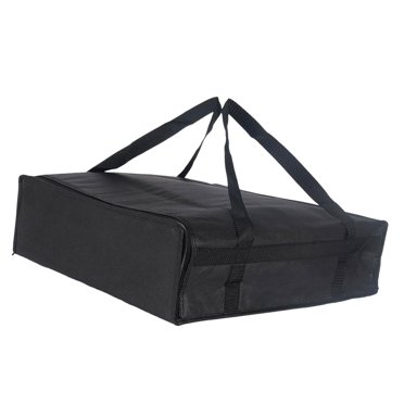 jifeng Sac à Pizza Isolé Sac de Transport pour Conservation Fraîche pour Camping Personnel Extérieur 40x40x15cm