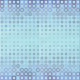 thumbnail image 1 of Ahgly Tapis d'Intérieur Lavable en Machine Carré Transitionnel Bleu Iceberg, 8 Pieds Carré, 1 of 7