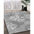 thumbnail image 2 of Ahgly Company Tapis d'Intérieur Rectangulaires à Motifs Gris, 8 Pieds x 12 Pieds, 2 of 6