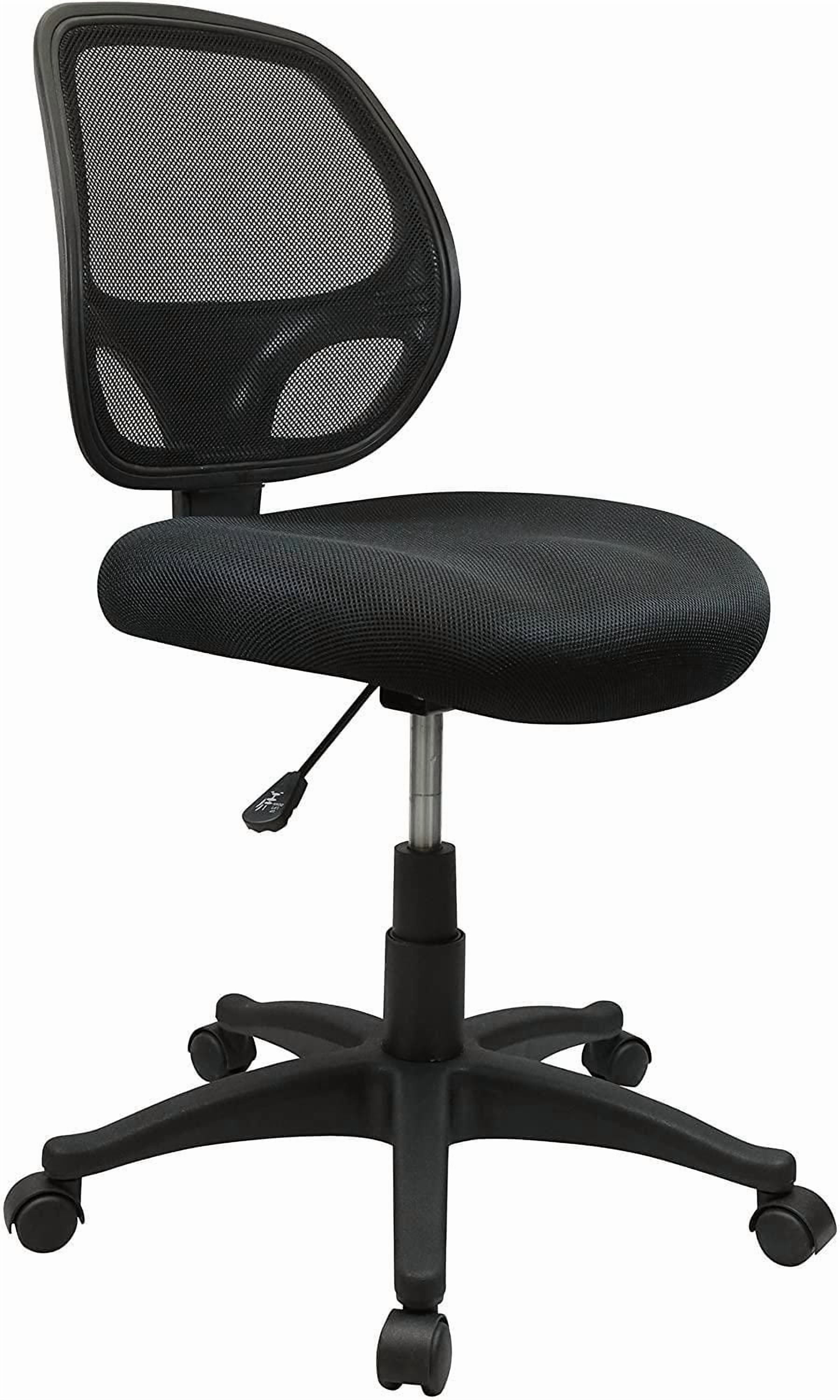 Nicer Furniture Mid-Back Black Mesh Computer Chair