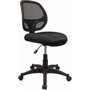Nicer Furniture Mid-Back Black Mesh Computer Chair