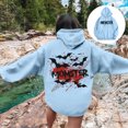 thumbnail image 2 of WEAIXIMIUNG Robe Chandail en Molleton Filles Imprimé Sweat à Capuche pour Femmes Automne et Hiver, 2 of 5