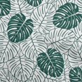 thumbnail image 1 of oneOone Tissu Georgette Viscose Vert Sarcelle Matériel de Robe Tropical Tissu Imprimé Tissu au Mètre 42 Pouces de Large, 1 of 4