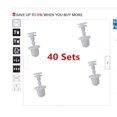 thumbnail image 1 of 40 Ensembles Clips de Fixation pour Volant d'Arche de Roue pour Nissan Navara Patrol, 1 of 10