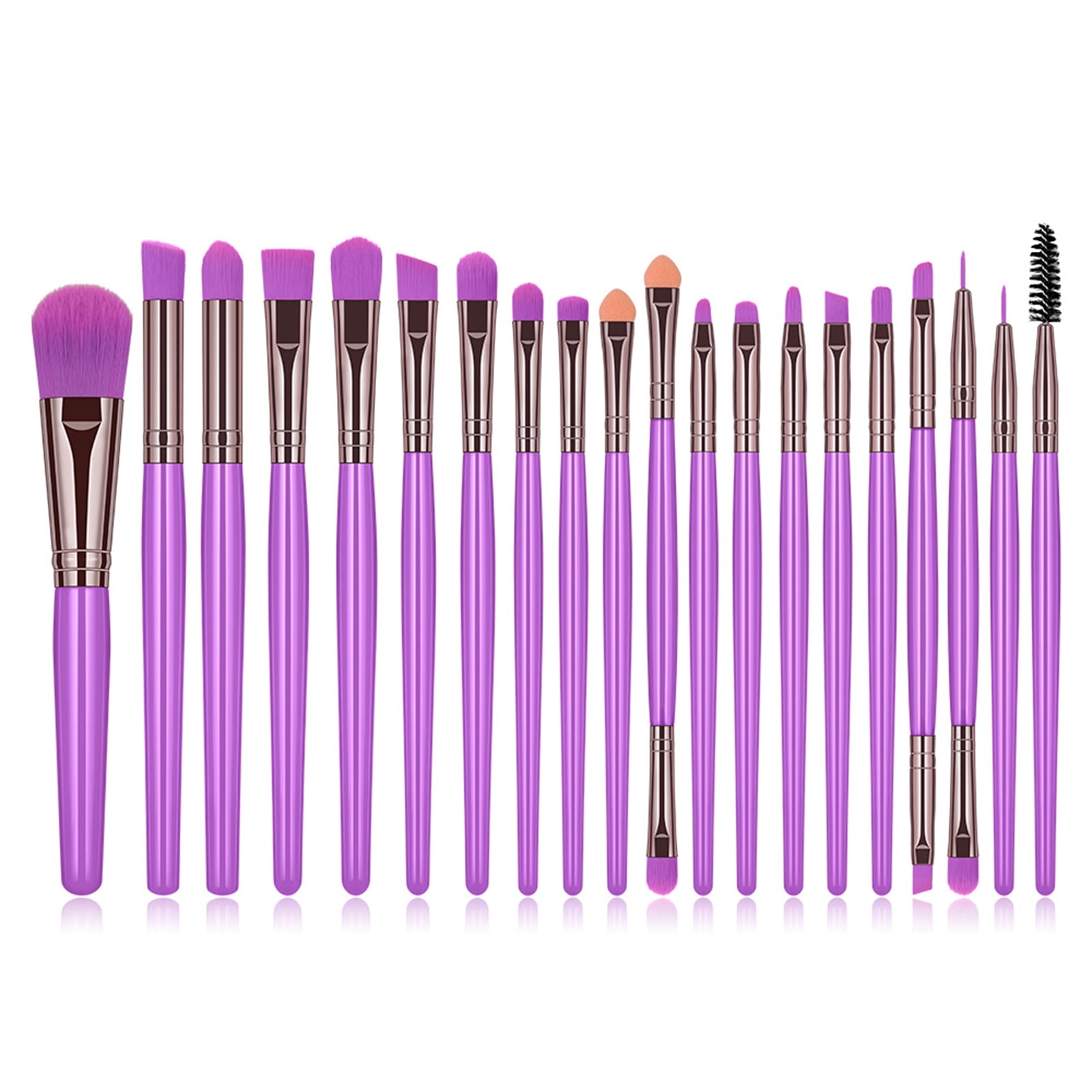 Yeacher Makeup Brush Set 20pcs Foundation Eye Lashes Eyeshadow Lip Makeup Brushes Soft Bristles for Eyeshadow Eyebrow Eyeliner Powder Blending Makeup