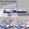 thumbnail image 4 of Case for Galaxy Z Flip 7, Compatible with MagSafe, Built-in Kickstand & Screen Protector & Hinge Protection, Slim Protective Phone Case Plating Cover for Samsung Galaxy Z Flip 7, 4 of 7