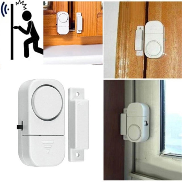 Feltree Wireless Home Security Door Window Entry Burglar Alarm System Magnetic Sensor