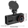 thumbnail image 3 of Kbndieu Dash Cam Dash Cam Front and Inside 1080P HD Screen Dash Camera for Cars with Wdr Night Vision Wide Parking Monitor Loop Recording App Automobiles & Motorcycles, 3 of 8
