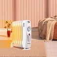 thumbnail image 2 of Costway Radiateur Électrique Portable Mini 700 W à Huile 7 Ailettes Thermostat Maison, 2 of 9