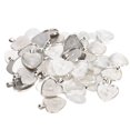 thumbnail image 3 of 60Pcs Metal Alloy Pendant Setting, 2 Silver Colors Pendant Trays, for Jewelry Making DIY Enthusiast, 3 of 8