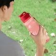 thumbnail image 4 of Birdeem Plastic Water Bottle with Flip Top Lid, Leak Proof and Portable Design for Outdoor Sports, Hiking, and Daily Use, Large Capacity Hydration, Compact Size Includes Carry Strap, Easy to Clean, 4 of 9