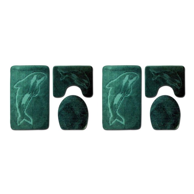 kurtrusly 3pcs Polyester Absorbent Bath Mat For Bathtub And Shower Easy To Install Durable Anti-slip PJ210917-A010 2Set