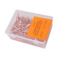 thumbnail image 1 of Copper Plated Durable Horseshoe Nails Improve Health Riding Equipment 250Pcs, 1 of 7