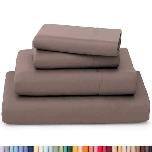HAOAN Ultra Soft Wrinkle Resistant Bamboo Sheet Set - 4 Piece Set - 2200 Series