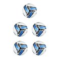 thumbnail image 1 of mmirethe Professional PU Training Soccer Ball Made With PVC And PU Designed For Optimum blue Size 5 5Set, 1 of 6