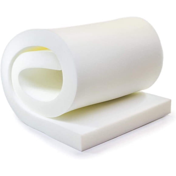 AK TRADING, 4" H x 24" W x 72" L, White CO. Seat Replacement Cushion & Upholstery Foam Sheet