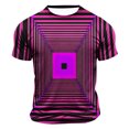 thumbnail image 1 of Shorts pour Hommes Mode Décontractée Imprimé Sports Manches Courtes Col Rond Blouses Chemises Chemises pour Hommes, 1 of 6
