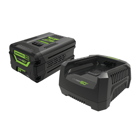 Greenworks 60V 4.0 Ah Batteries & Rapid Charger Combo Kit