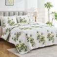 thumbnail image 2 of Hitime Luxury Printed Quilt Set Queen Size, Lightweight Comforter Set, Oversized Bedspread Coverlet Quilted Bedding Set, with 2 Matching Pillowcases, for All Season, 2 of 8