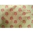 thumbnail image 4 of oneOone Cotton Silk Fabric Floral & Flying Swan Block Printed Craft Fabric BTY 42 Inch Wide, 4 of 4