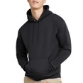 thumbnail image 3 of Hanes Mens EcoSmart Fleece Hoodie, XL, Black, 3 of 4