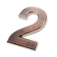 thumbnail image 4 of jifeng Copper Plastic Self-Adhesive Door Number Sign Sticky Numeric Digit Number 2, 4 of 7