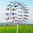 thumbnail image 4 of 1pc Magical Metal Windmill, 3D Metal Outdoor Wind Spinners For Yard And Garden,, 4 of 5