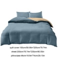 thumbnail image 2 of Bwiyojiz Home & Kitchen Decor Bedding Textiles Count 4pcs Bedspreads, Coverlets Sets Bed Type in Student Dormitories Comfortable and Soft Set Fresh Color Washed, Gifts for Friend, Multicolor, 2 of 6