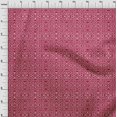 thumbnail image 3 of oneOone Silk Tabby Fabric Leaves & Swirl Block Decor Fabric Printed BTY 42 Inch Wide, 3 of 4