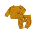 thumbnail image 1 of MesaSe Baby Girls Clothes Short Sleeve Tops Drawstring Elastic Waist Shorts Outfits, 1 of 6