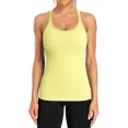 thumbnail image 1 of Charmo Women's Ribbed Camisole Workout Tank Tops with Built in Bra Basic Undershirt, 1 of 7