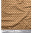 thumbnail image 1 of Soimoi Moss Georgette Fabric Leaves Small Print Fabric by Yard 42 Inch Wide, 1 of 3