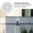thumbnail image 2 of Couverture d'Ampoule Extérieure pour Jardin de Villa Carré Plastique Transparent Robuste et Durable, 2 of 7