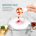 thumbnail image 4 of Nostalgia Electric Ice Cream Maker with 2-Qt Double Insulated Gel Canister & Stainless Steel Base - Makes Sorbet, Soft Serve, and Frozen Yogurt - Whi, 4 of 8